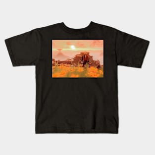 Thoma and the sunset Kids T-Shirt